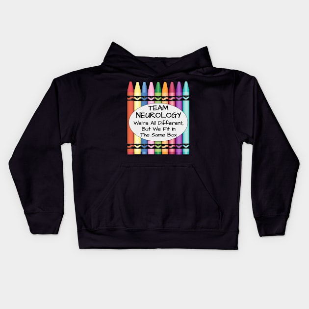 neurology Team Coworkers Group Fun Saying Kids Hoodie by DesignIndex